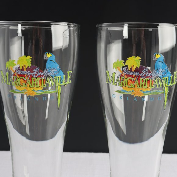 Jimmy Buffett Margaritaville Orlando Pilsner Glasses - Set of Two - Picture 5 of 5